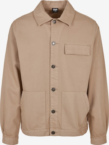 Urban Classics Between-Season Jacket in Beige: front