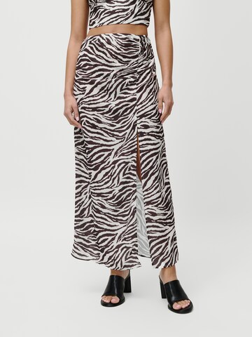 LeGer by Lena Gercke - Falda 'Manja' en marrón: frente