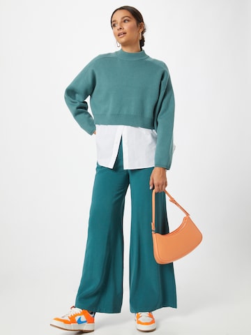 Karo Kauer Wide leg Broek in Blauw