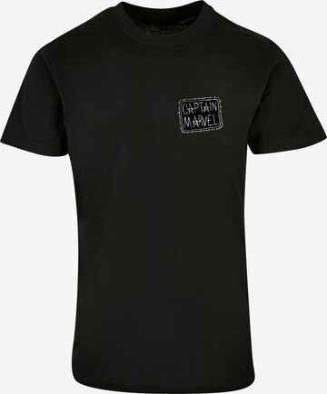 T-Shirt 'Captain Marvel' ABSOLUTE CULT en noir : devant
