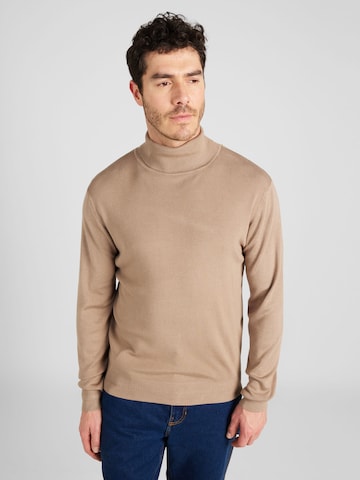 River Island Sweater in Beige: front