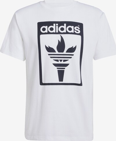 ADIDAS ORIGINALS T-Shirt 'Trefoil Torch' in schwarz / weiß, Produktansicht