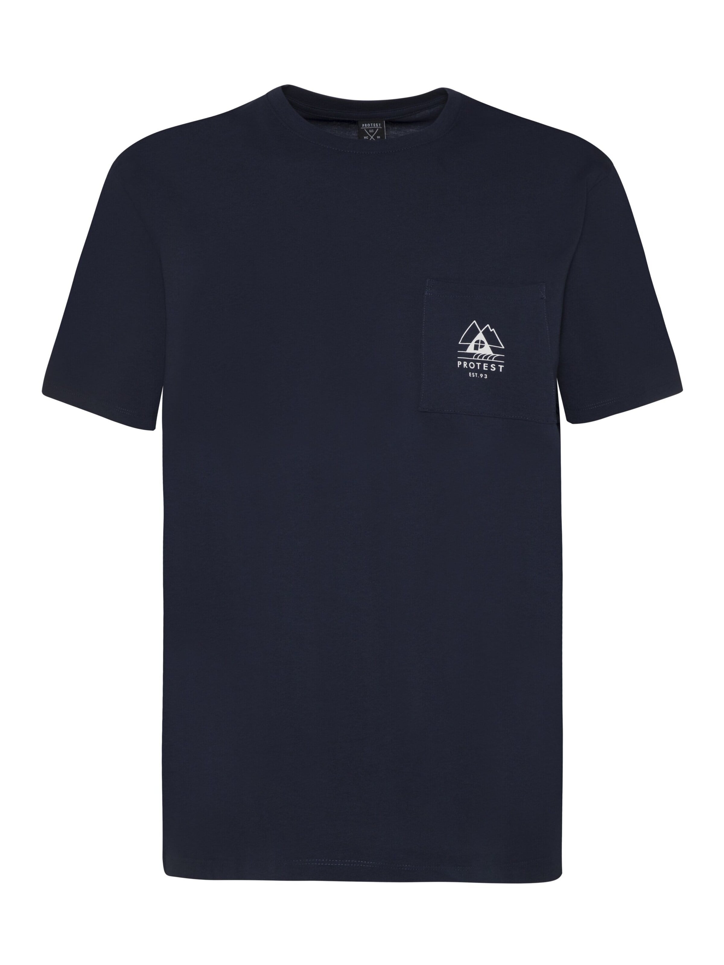 PROTEST Shirt 'ISIAH' in Blauw: voorkant