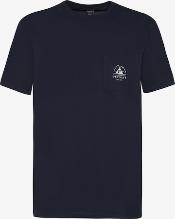 PROTEST Shirt 'ISIAH' in Blauw: voorkant