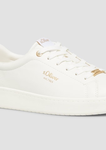 s.Oliver Platform trainers in White