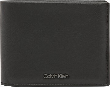Calvin Klein Portemonnaie in Schwarz: front