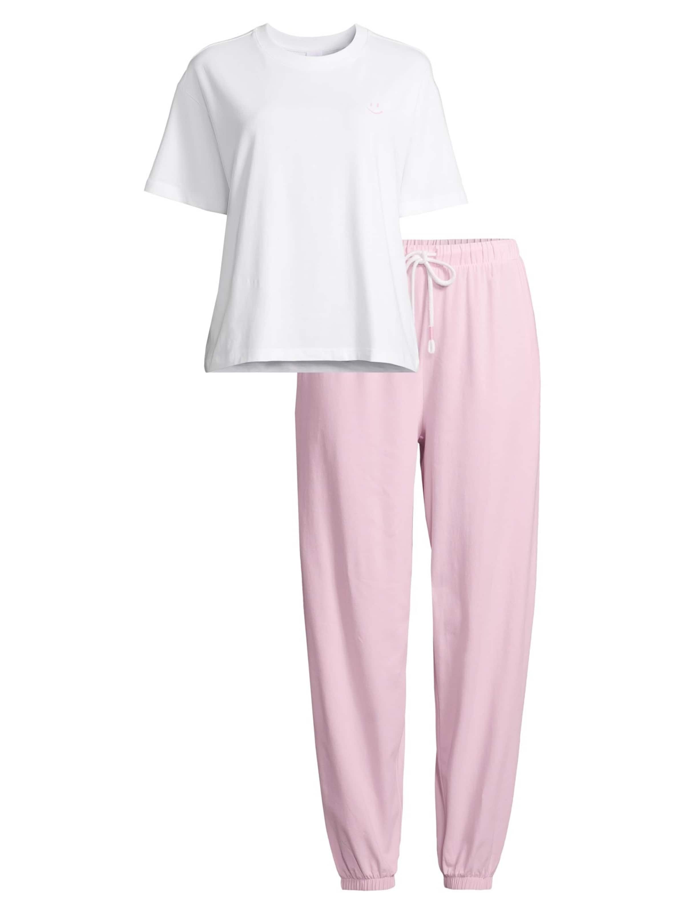 Mey Pajama 'Solid Love' in Pink: front
