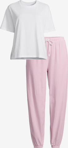 Mey Pyjama 'Solid Love' in Pink: Vorderseite
