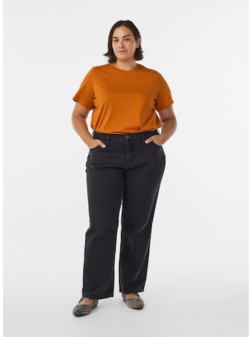 Zizzi Shirt 'Charlin' in Oranje