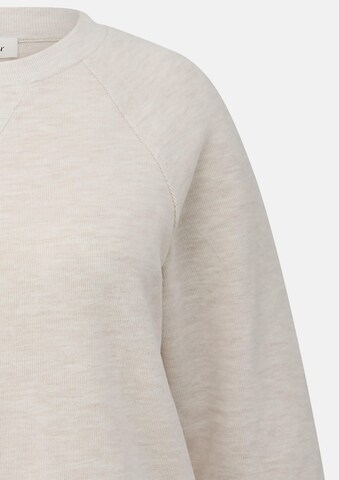 s.Oliver CURVE Sweatshirt in Beige: front