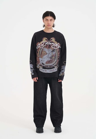 Ed Hardy T-Shirt in Schwarz