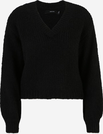 Vero Moda Tall Пуловер 'MAYBE' в черно: отпред