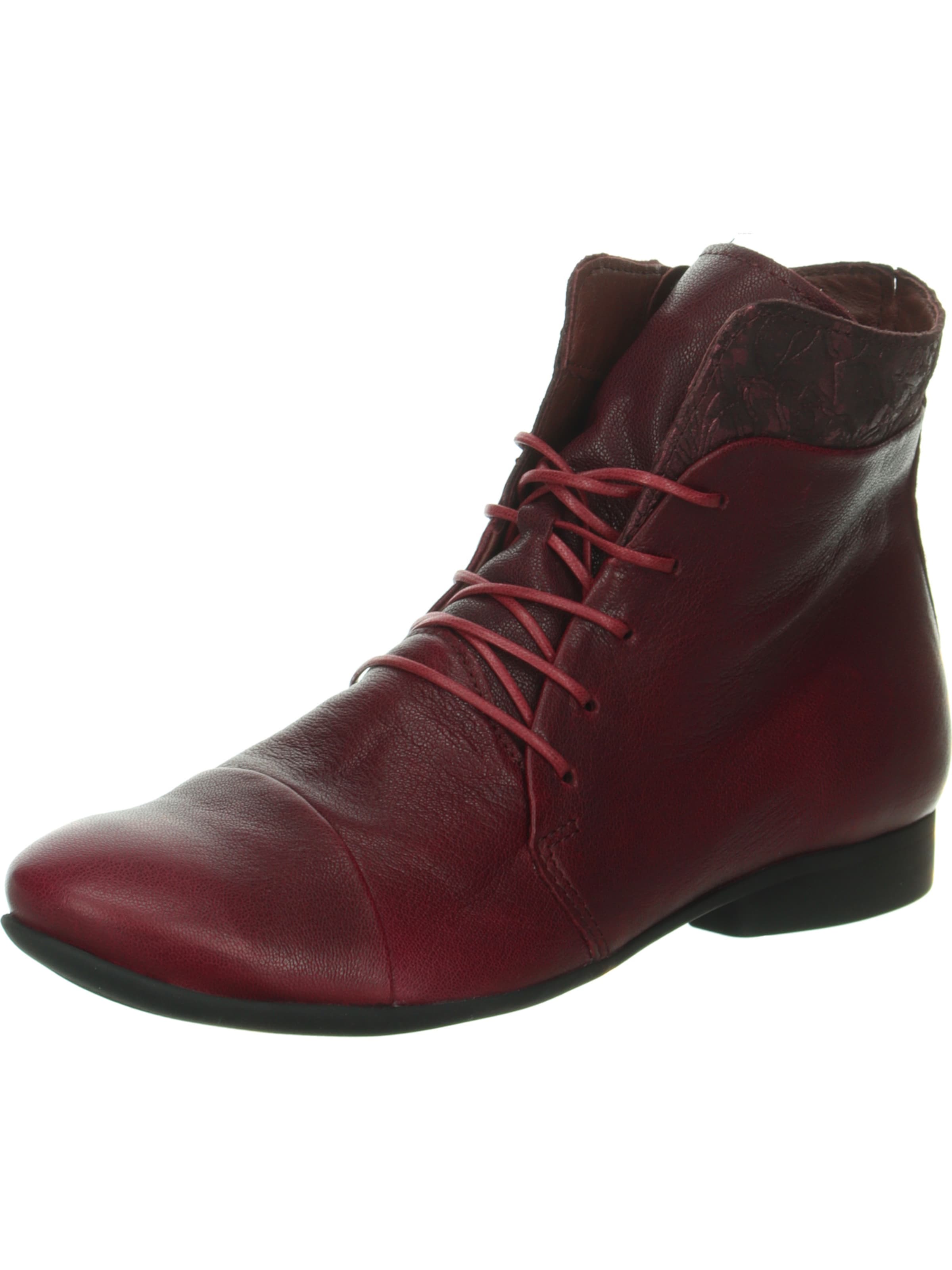 THINK! Lace-up bootie 'Guad2' in Red: front