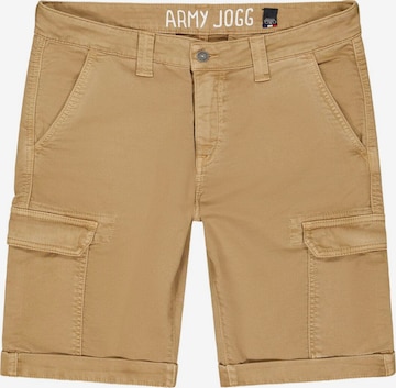 Regular Pantalon 'Damon' Le Temps Des Cerises en marron : devant