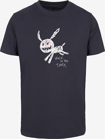 Mister Tee Majica 'Walk In The Dark' | modra barva: sprednja stran