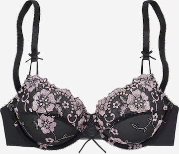 Sutien de la LASCANA pe negru: față