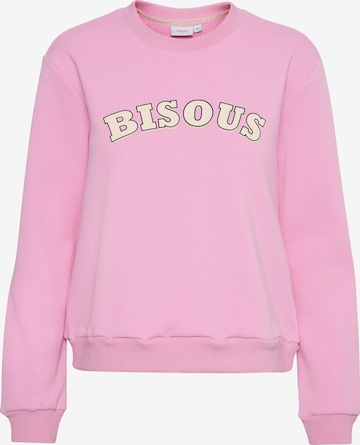 SAINT TROPEZ Sweatshirt 'Dajla' in Roze: voorkant