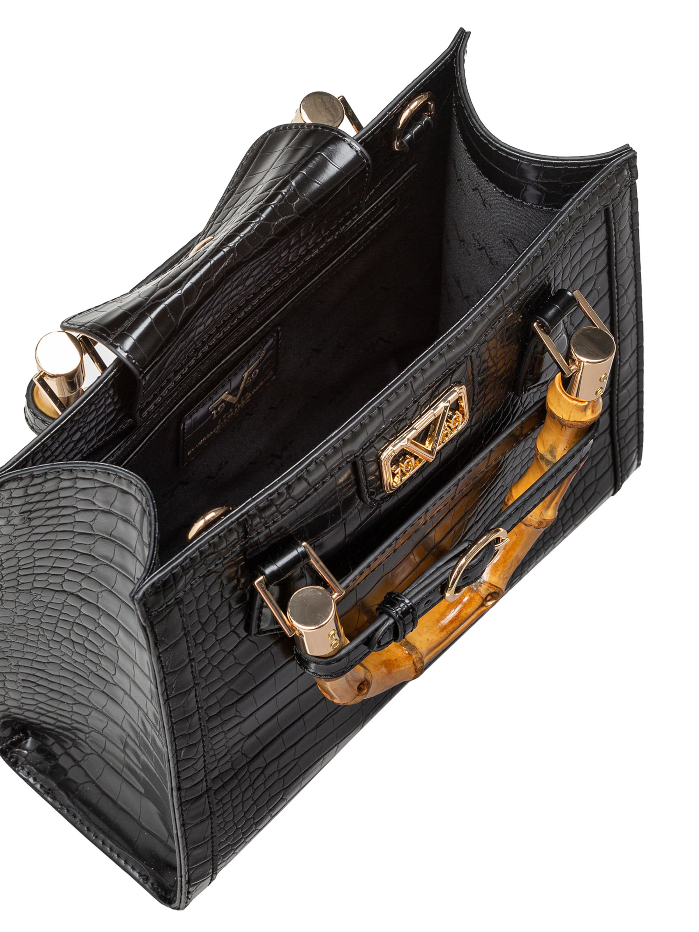 19V69 ITALIA Handtasche 'Iva' in Schwarz