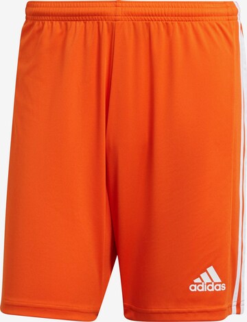 ADIDAS SPORTSWEAR Regular Workout Pants 'Squadra 21' in Orange: front