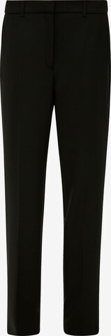 s.Oliver BLACK LABEL Regular Pantalon in Zwart: voorkant