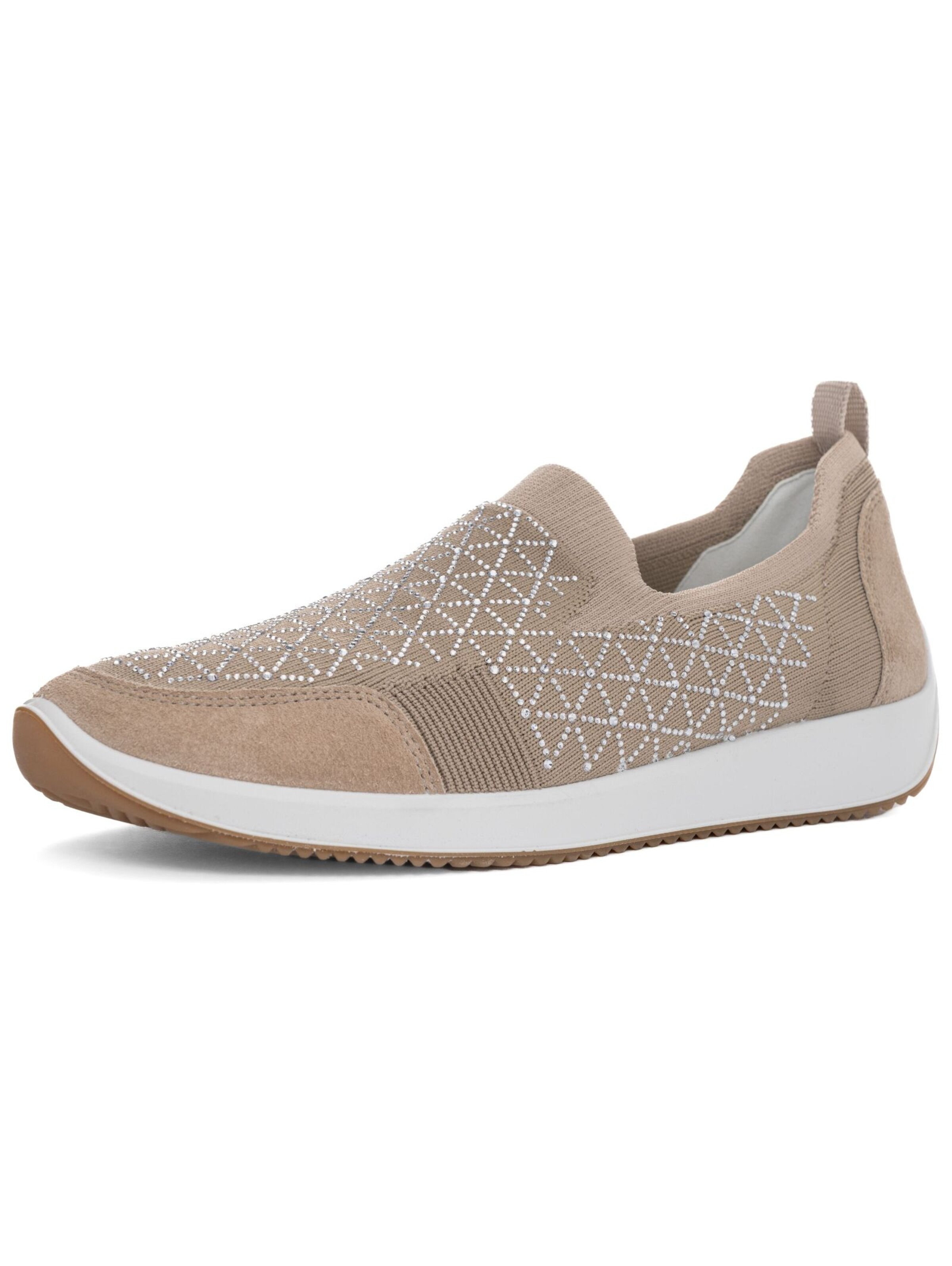 ARA Slip-on in Beige: front
