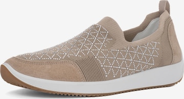 Slip on ARA en beige : devant