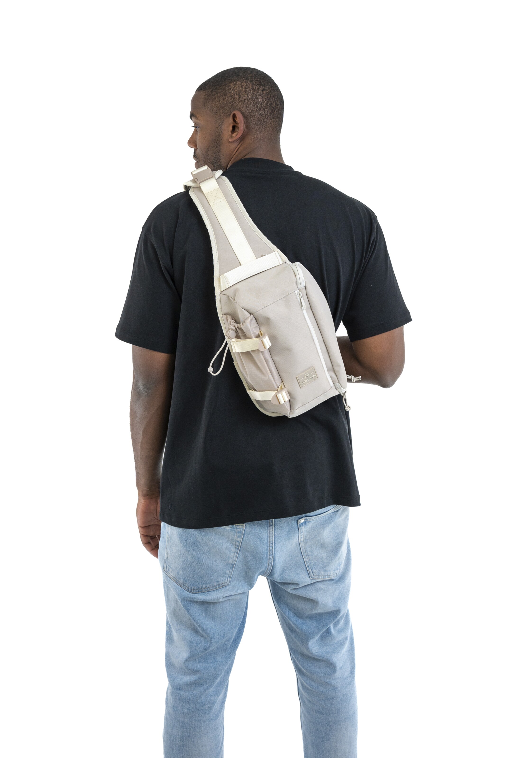 Johnny Urban Válltáska 'Charlie' - bézs: elől