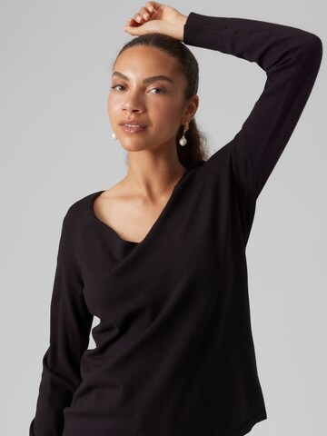 VERO MODA Pullover 'VMHappiness' in Schwarz