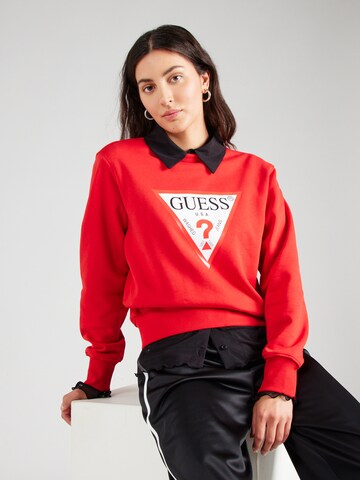 Felpa di GUESS in rosso: frontale