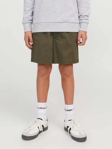 Jack & Jones Junior Loosefit Shorts in Grün: Vorderseite