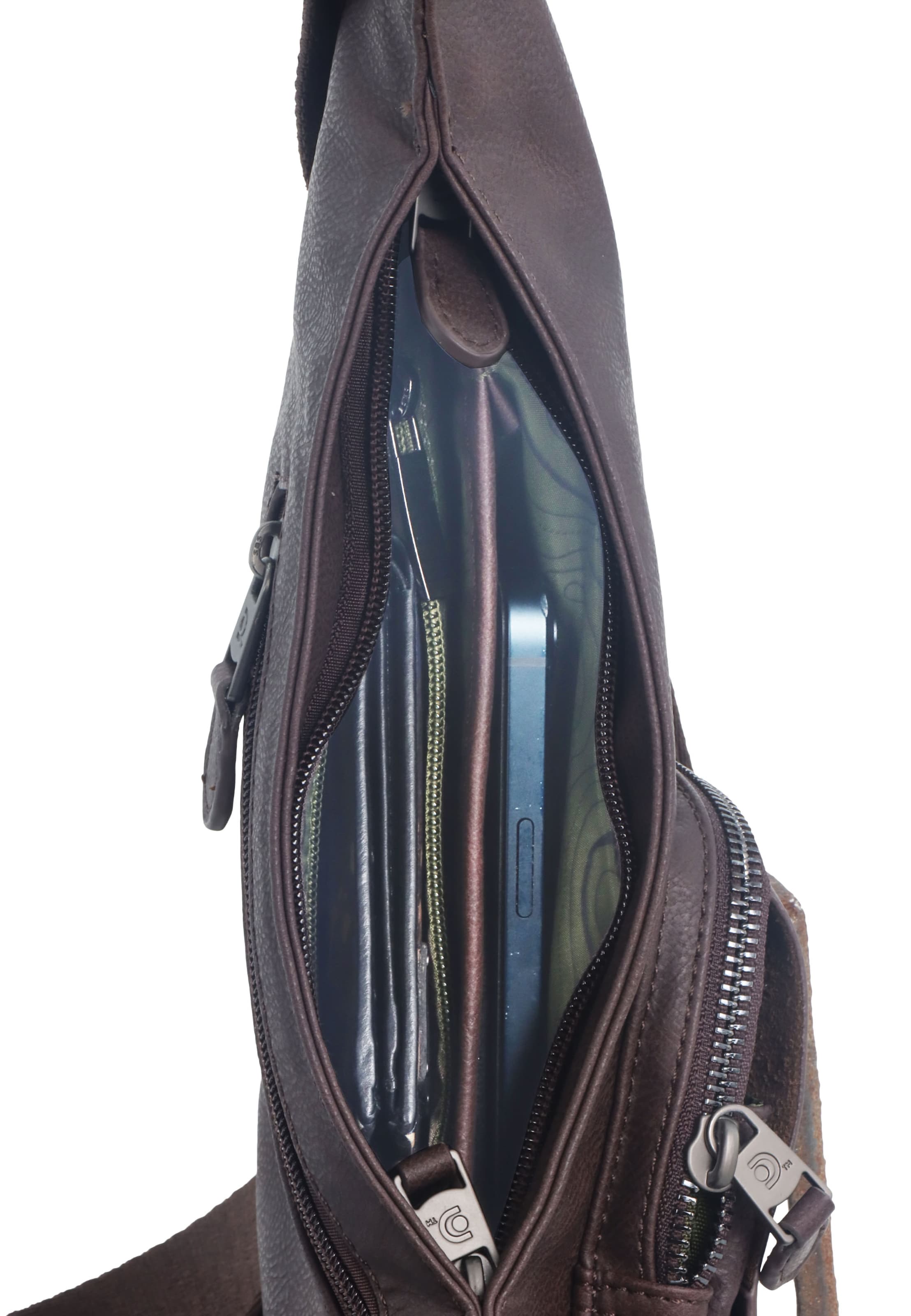 Discovery Umhängetasche 'Heritage' in Braun