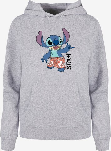 ABSOLUTE CULT Sweatshirt 'Lilo And Stitch - Bermuda Shorts' in Grau: predná strana