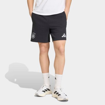 ADIDAS PERFORMANCE Loosefit Sportovní kalhoty 'DFB DNA SHO' – černá: přední strana