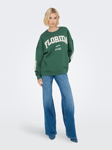 Felpa 'ONLVICTORY' di ONLY in verde