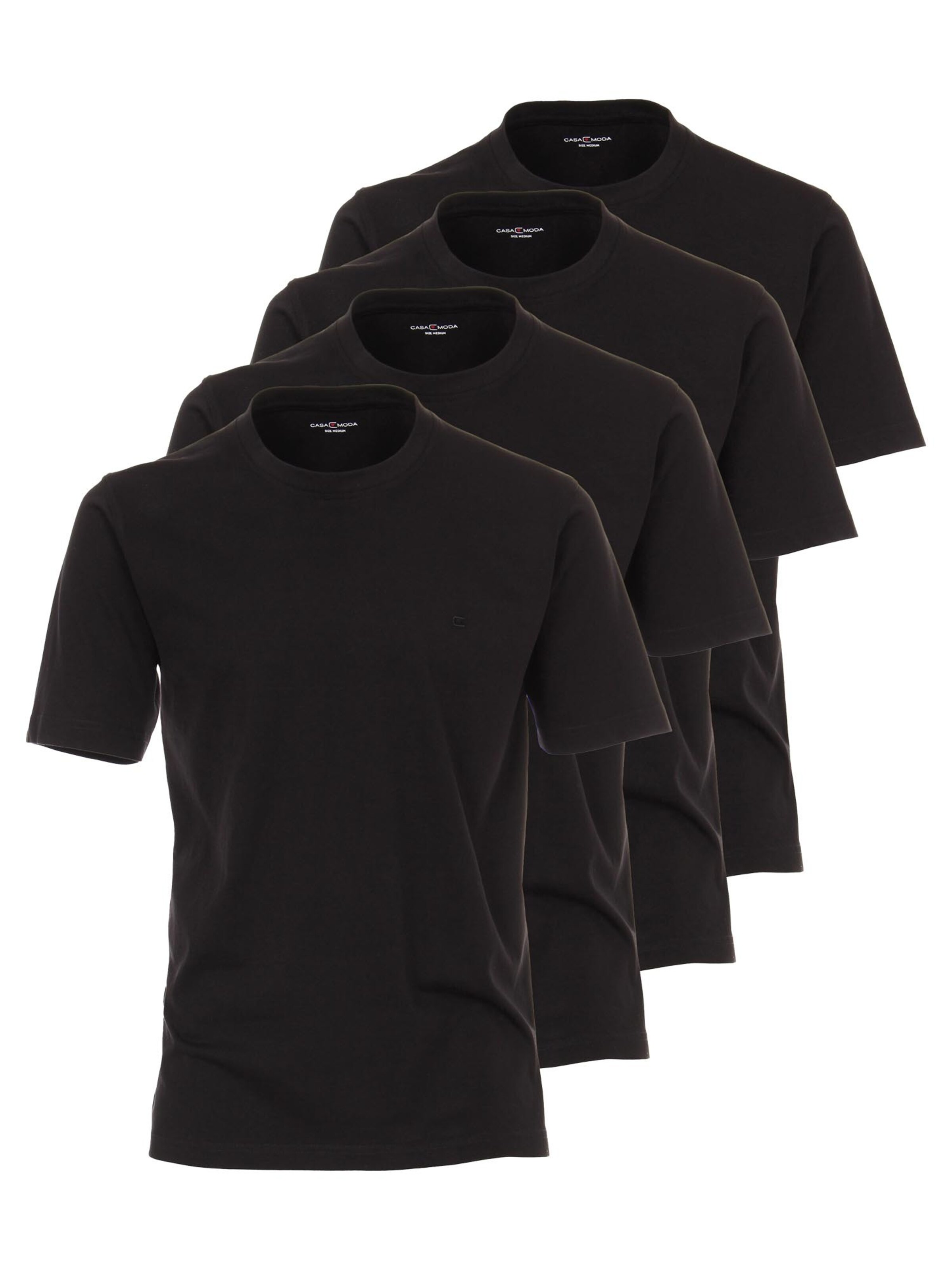 CASAMODA Shirt 'Basic'‌ in Schwarz: Vorderseite