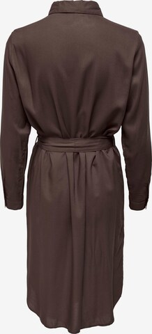 ONLY Shirt Dress 'Mulba' in Brown
