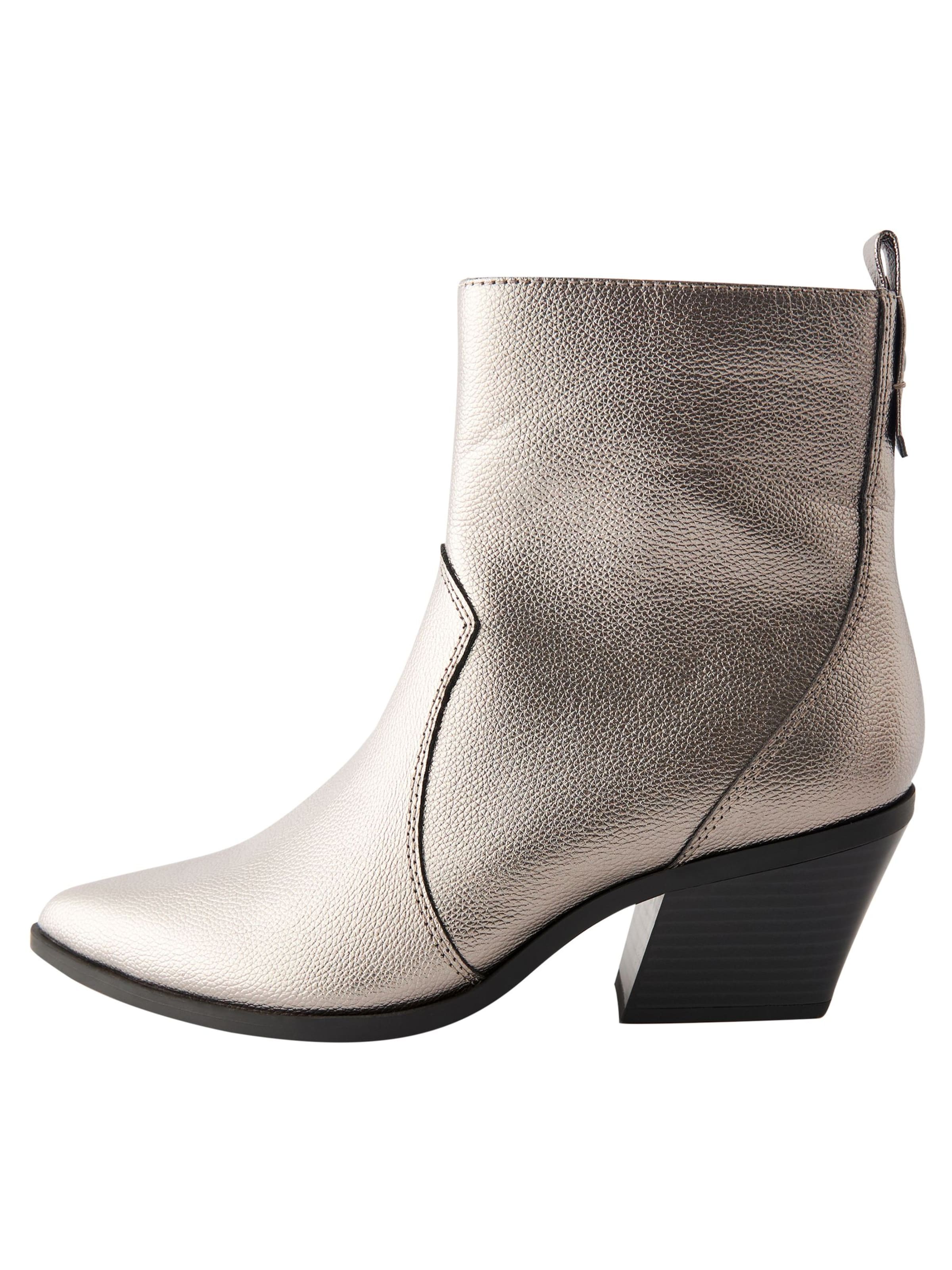 Next Cowboy boot 'Forever Comfort' in Silver: front
