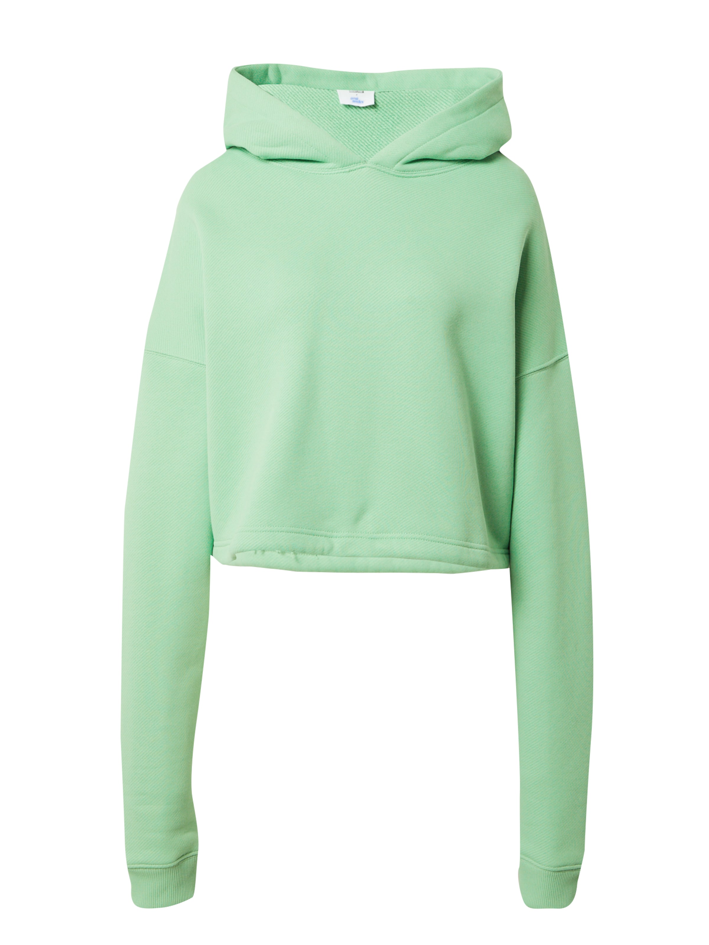 ABOUT YOU x Emili Sindlev Μπλούζα φούτερ 'Paula' σε πράσινο: μπροστά