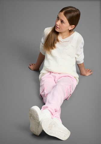 KangaROOS Pullover in Weiß