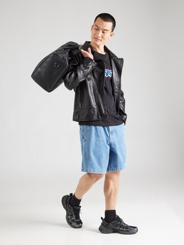 HUGO - Camisa 'Nugibol' em preto