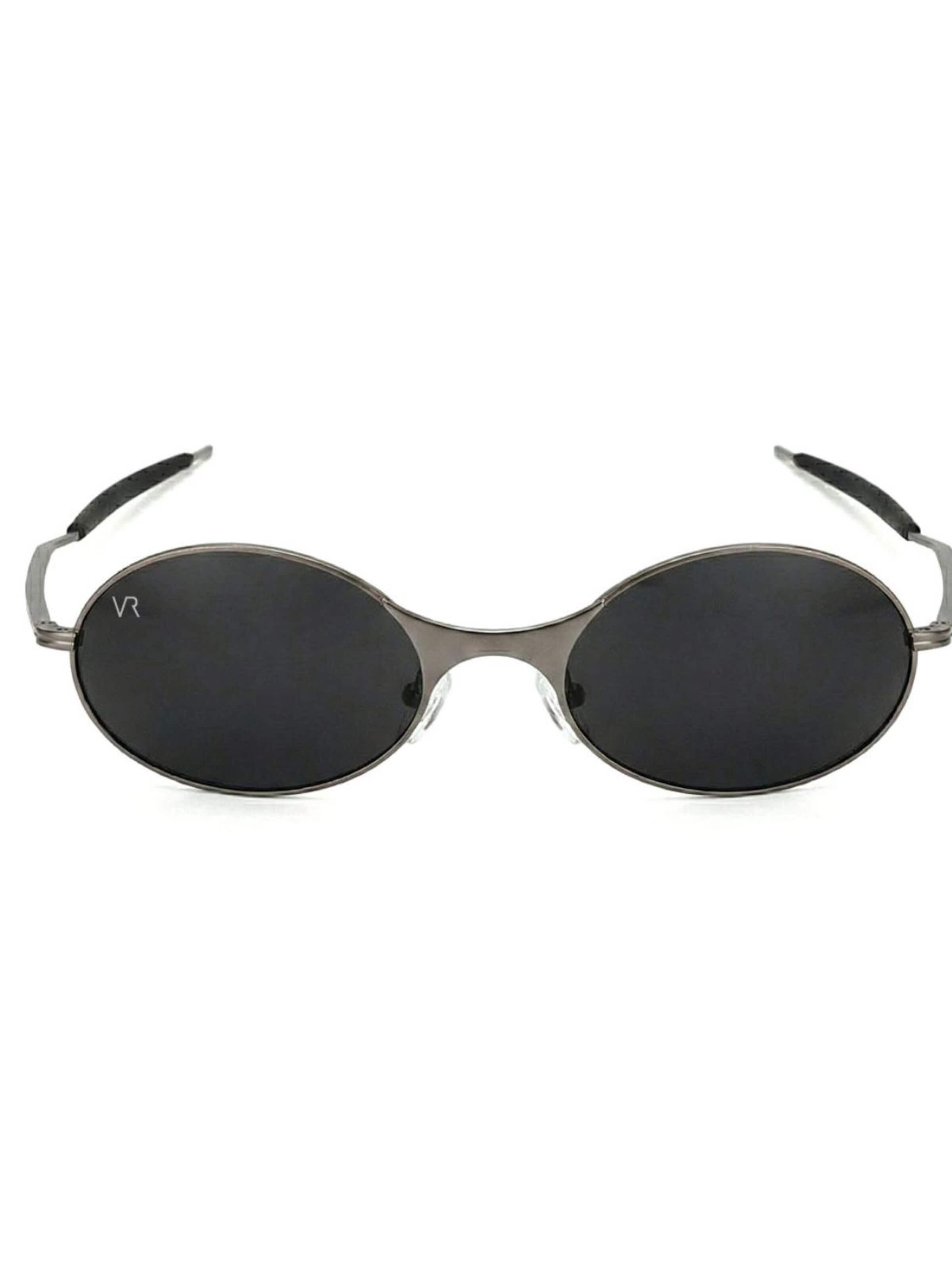 VEYREY Sunglasses 'Oval Sonnenbrillen Pemu' in Black