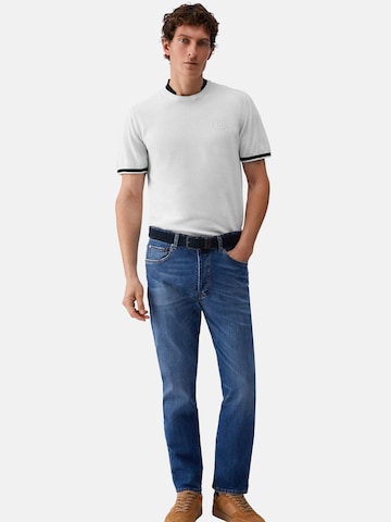Liu Jo Koszulka 'LIU JO UOMO MAGLIA CHIUSA M/C T-SHIRT' w kolorze biały
