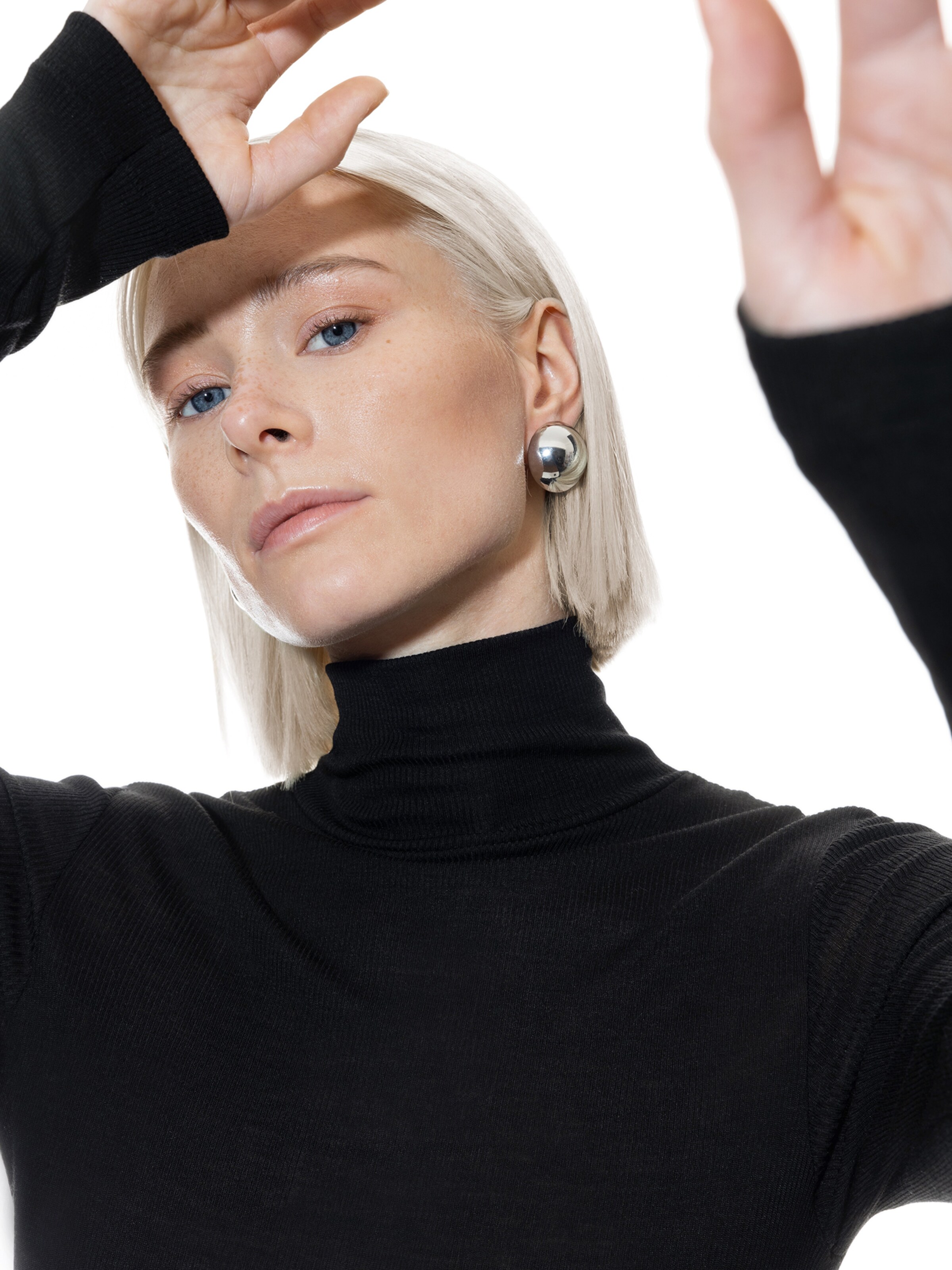 Mey Shirt 'Wool Love' in Schwarz