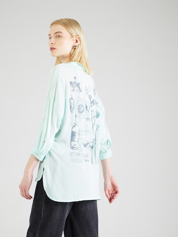 Soccx - Blusa en verde: frente