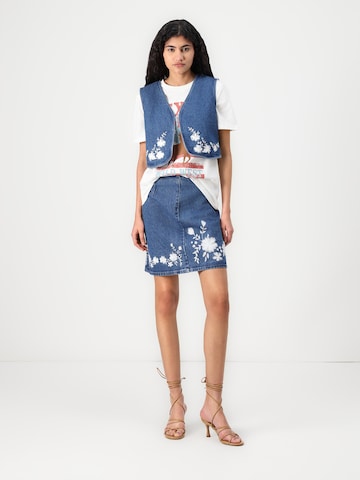 VILA Brezrokavnik 'VIWOODY' | modra barva