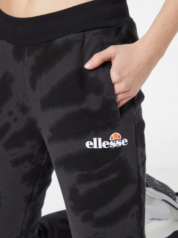 ELLESSE Дънки Tapered Leg Панталон 'Hallouli' в черно