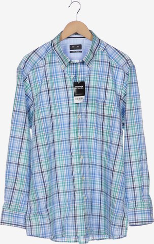 MAERZ Muenchen Button Up Shirt in XXL in Blue: front