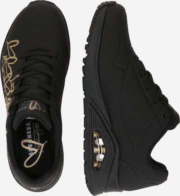 SKECHERS Sneakers low 'Uno' i svart