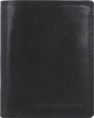 GREENBURRY Wallet in Black: front