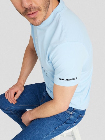 Karl Lagerfeld Koszulka w kolorze niebieski